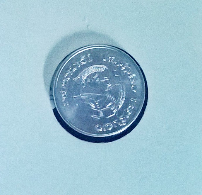 Photo 1 Pièce de monnaie non identifiée: de que pais   es  ?????